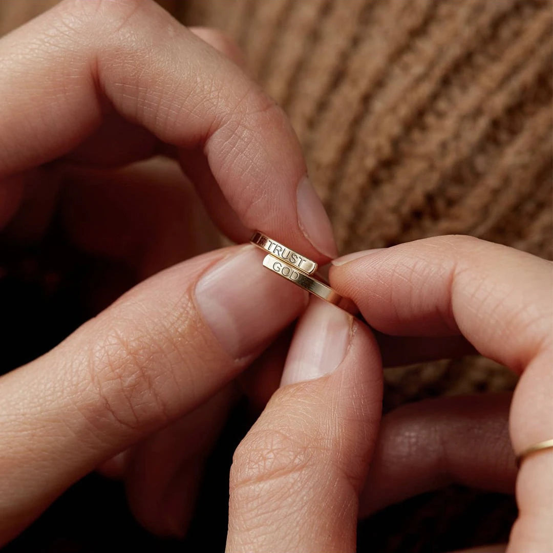 Trust God Ring
