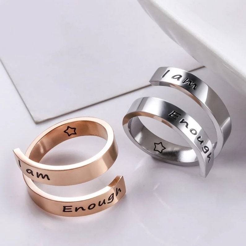 I am Enough Ring